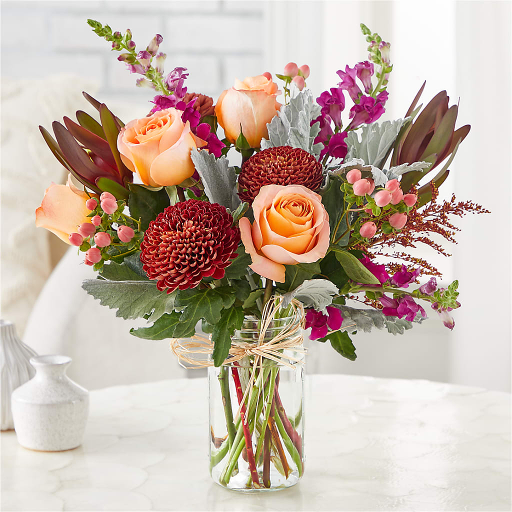 Moody Hues Bouquet –  Flowers By Elena, Methuen MA