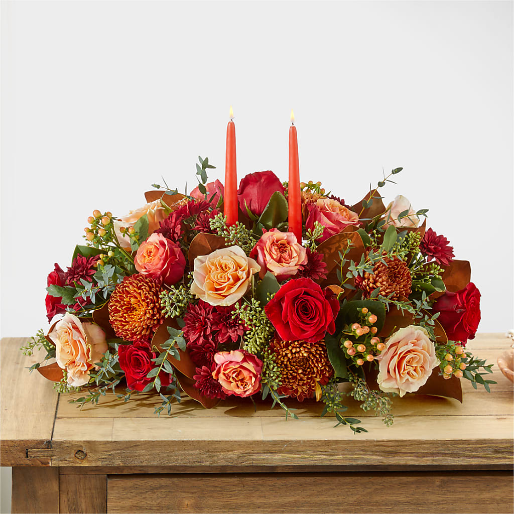 Gather Near Centerpiece –  Flowers By Elena, Methuen MA