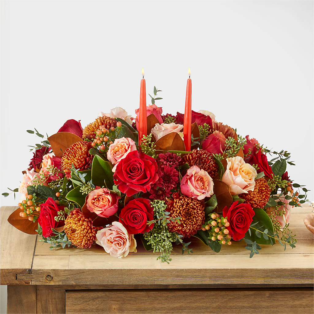 Gather Near Centerpiece –  Flowers By Elena, Methuen MA