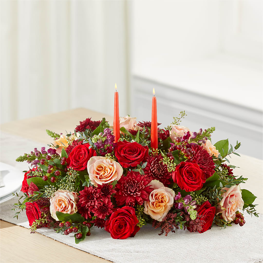Most Thankful Centerpiece –  Flowers By Elena, Methuen MA