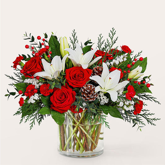 Best in Snow Bouquet –  Flowers By Elena, Methuen MA