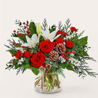 Best in Snow Bouquet –  Flowers By Elena, Methuen MA